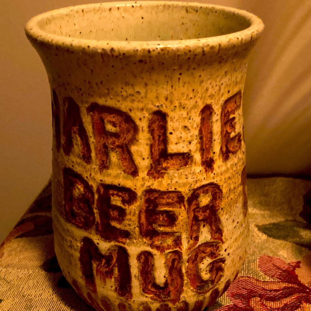 Large CHARLIE'S beer mug